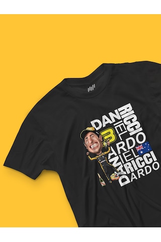 Fnbx Daniel Ricciardo Style T-shirt Siyah