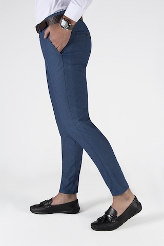 Terapi Men Erkek Slim Fit Armürlü Italyan Kesim Keten Pantolon 21k-2200420-3 Lacivert Lacivert