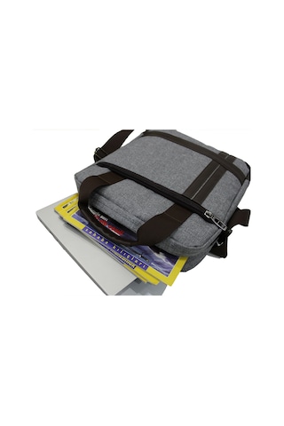 Bizoon 453 Su Geçirmez Kumaş Laptop ,evrak Ve Okul Postacı Çan 001