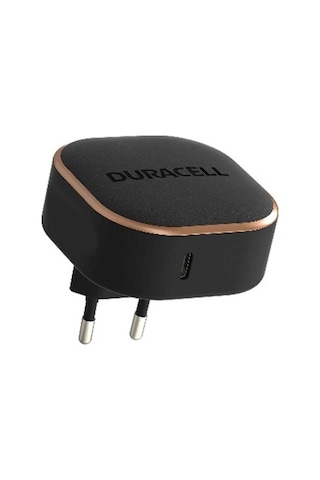 Duracell 20W PD 1XUSB-C Şarj Cihazı Siyah