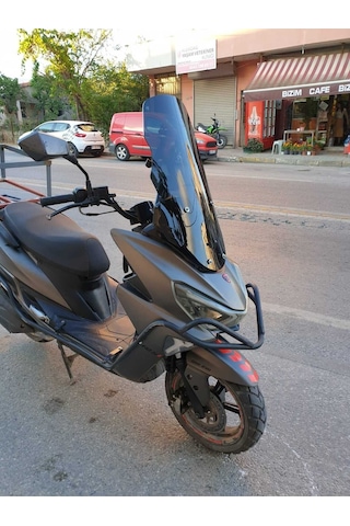 Motocam Rks Newlight 125 Ön Cam 2021-2022 Model 55cm Siyah Renkli 4mm Pro Modele Uymaz