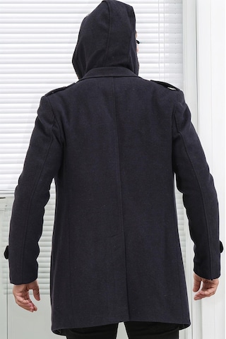 Plt9401 Dewberry Erkek Palto-diagonal Lacivert Diagonal Lacivert