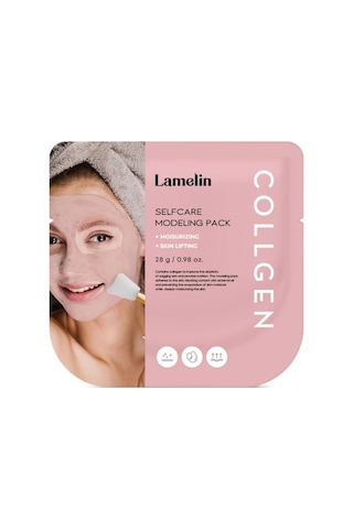 Lamelin ve Nemlendirici Tek Kullanımlık Modelling Maske Seti Lamelin Modelling Pack