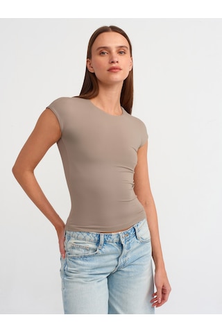 Dilvin Poliamid T-shirt Vizon
