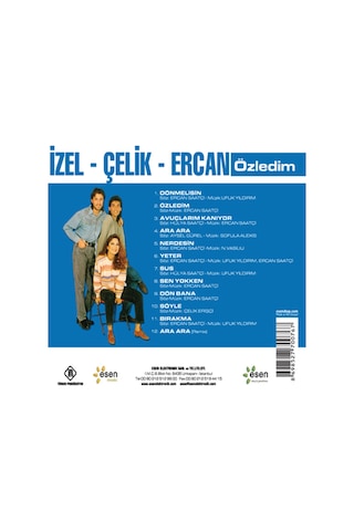 İzel & Çelik & Ercan - Özledim CD