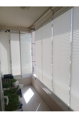 Plise Perde Premium Cam Balkon Isı Yalıtım Leke Tutmaz Katlanır Perde Bej