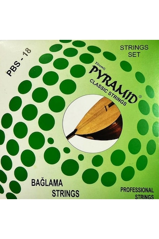 Pyramid Pbs-018 Kısa Sap Bağlama Teli Takımı 3 Paket