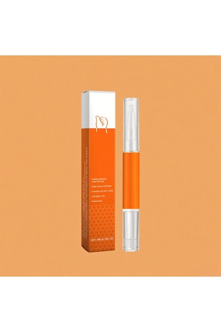 Vkemall Bebekler İçin Gıda Seviyesi Acı Bileşenli Tırnak Keme Alışkanlığı Düzeltme Kalemi - Turuncu