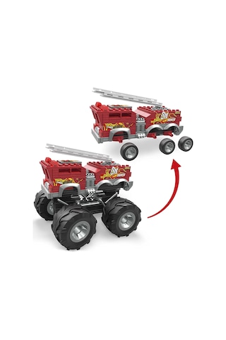 HHD19 MEGA, HW 5-Alarm Monster Truck İtfaiye Aracı, 284 parça, +5