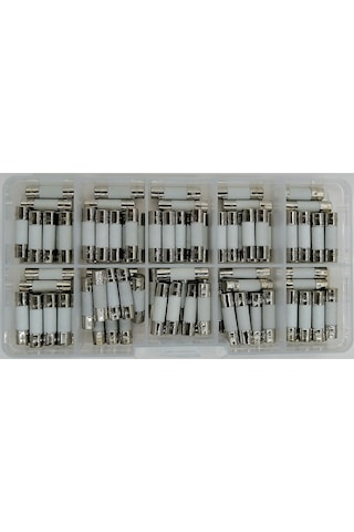 Yate10 5x20 Seramik Sigorta Seti 100x 10 Tür Kutulu