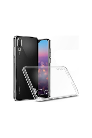 Kvy Huawei P20 Kamera Korumalı Süper Silikon Kılıf