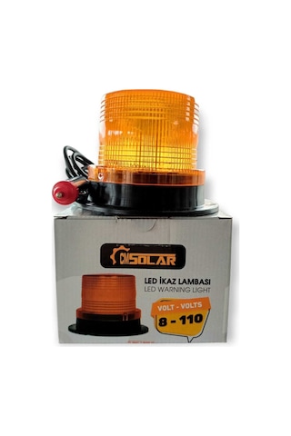 CMSOLAR Mıknatıslı Led Çakar Tepe-ikaz Lambası 8 Volt - 110 Volt Arası