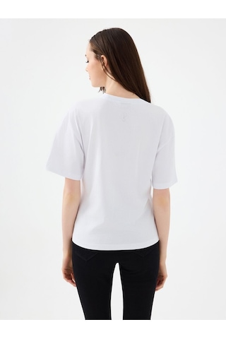 LOFT Regular Fit Kadın Tshirt K.kol Lf2040223 Q1.v1 Beyaz