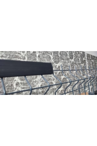 Renkli Evim Panel Çit Tel Koruyucu Üst Kapak 1,25 M 2 Adet
