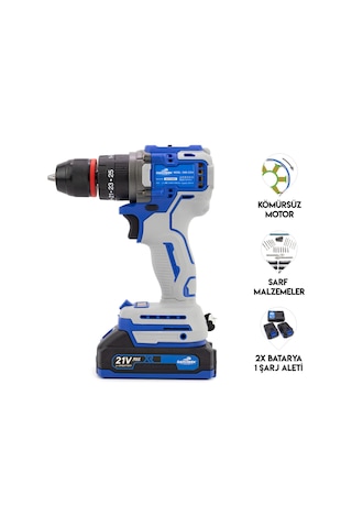 Dawreek 10 MM Blue Kömürsüz Vidalama