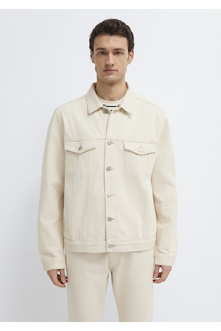 Mavi - Ray Classic Ekru Jean Ceket 0110273-a1707