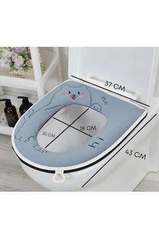 Shalabelle Tuvalet İçin Yumuşak Oturma Kılıfı 328035407 Grayish-blue