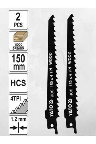 Yato Ahşap İçin Sabrelı Testere Bıçakları Hcs 4tpı, Yt-33921 310854737