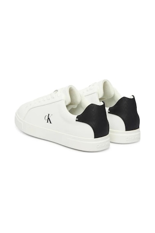 Calvin Klein Ck Kadın Low Pro Cup Bağcıklı Deri Beyaz Sneaker-12209 Beyaz