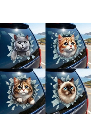 Vexor Fulcar Kedi Tasarımlı Araç Stickerı
