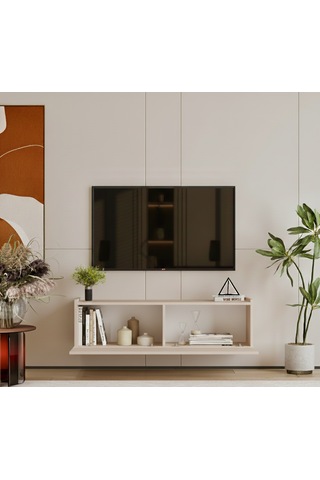 Hitit Tv Ünitesi 140 Cm 100% Mdf Bej