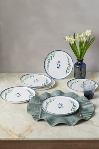 Keramika Daphne Nordic Pasta Tabağı 22 Cm 6 Adet 22923 Çok Renkli
