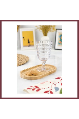 Storeşahin Allegra Şeffaf Kadeh Bardak - 450 Ml Tekli Akrilik Malzeme - Cam Değildir Kırılmaya Dayanıklı Shn0720