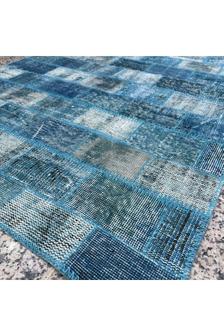 Hoom Rugs Kırkyama 178 Capri Breeze El Dokuma Kilim Mavi