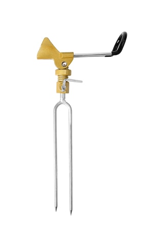 Shineyee Hafif Dayanıklı Alüminyum Çelik Olta Tutucu, Çift Oluklu Tasarım, Açısını Ayarlayabilir, Nehir Göl Deniz Uygun, B Modeli