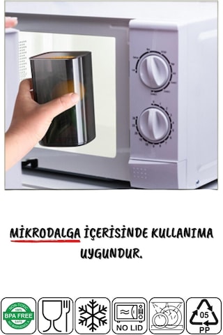 Nandy Home X6 Etiketli Antrasit Ekonomik Kırılmaz Saklama Kabı Seti 18'li - 1.75 - 1.2- 0.5 L Antrasit