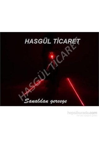 Hsgl Bisiklet Laser Arka Stop 2L Mavi - Beyaz