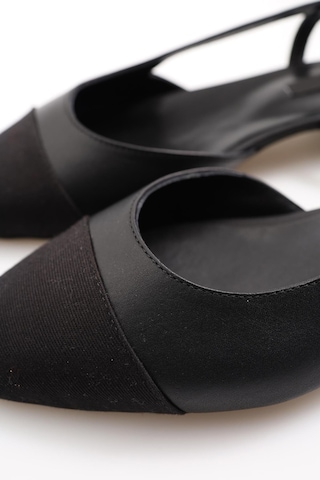 Siyah Slingback Babet 301-siyah Siyah