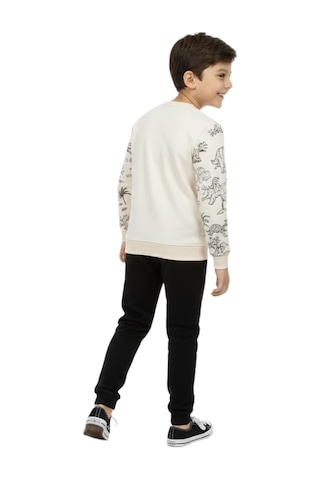 Baglan Erkek Çocuk Önü Baskılı Sweatshirt Ve Eşofman Alt Takım Bgl-st05251 Siyah