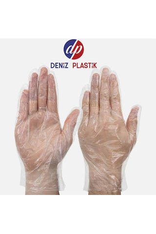 Deniz Plastik Tek Kullanımlık Plastik Poşet 100 Adet