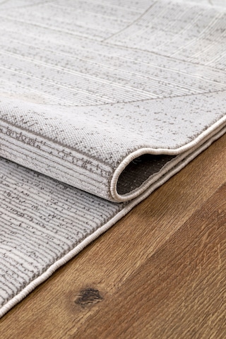 Bambu Saten Halı Kilim Salon Mutfak Koridor Yolluk Dokuma Makine Halısı Petra 4 Gri Antrasit Antrasit