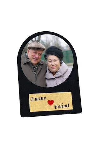 Emeklilere Özel Fotoğraflı Ahşap Masa Üstü Çerçeve