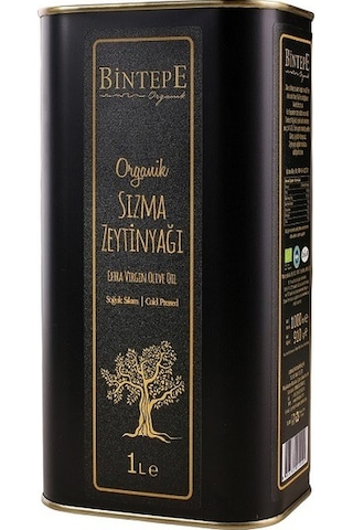Bintepe Organik Sızma Zeytinyağı Teneke 1 L
