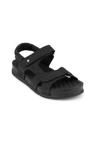 Muya Siyah Cırtlı Erkek Sandalet 35401 Sagrado M