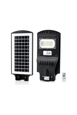 100w - 6500k Solar - Güneş Enerjili Sokak Lambası - Armatür Sensörlü Bahçe-balkon-sokak Ars-348964 Diğer