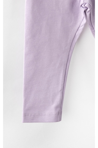 Miababy Basic Kız Çocuk Tayt %100 Pamuk 6 Ay 5 Yaş Mor