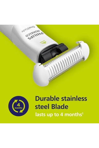 Philips Norelco Oneblade Skin Protect Uyumlu Bıçak, Uyumlu Oneblade Elektrikli Tıraş Makinesi Ve Düzeltici, Dayanıklı Paslanmaz Çelik, Ekstra Cilt Korumalı Düzeltin Ve Tıraş Edin, 2 Adet, Qp229/80