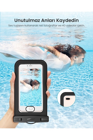 Ugreen Su Geçirmez Telefon Kılıfı Şeffaf, 60959 Şeffaf