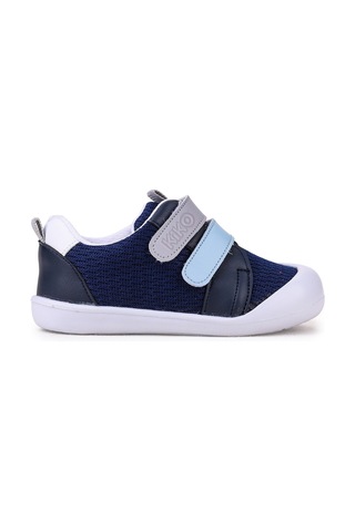 Kiko Kids Textile Cırtlı Erkek Bebek Spor Ayakkabı Lacivert