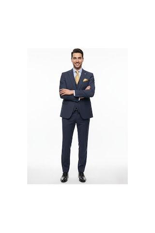 Presto Erkek Slimfit 6 Drop Yelekli Takım Elbise Lacivert 794-200 Lacivert
