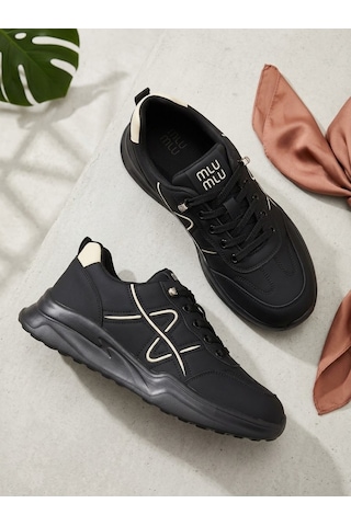 Stoneclass Kadın Kışlık Sneaker Su Geçirmez Kaydırmaz Ortopedik Hafif Taban Avrupa Standartlarında İthal Üretim siyah