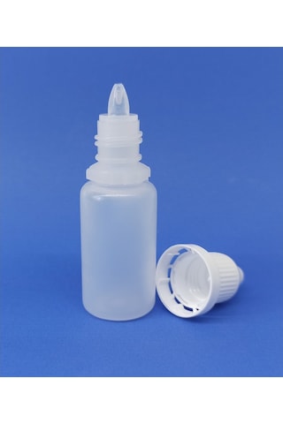 15 ML Şeffaf Boş Plastik Likit Şişe Mürekkep-Kolonya-Aseton Şişesi 1-100 Adet