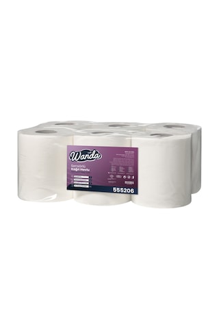 Sensörlü / Hareketli Kağıt Havlu 6'lı Paket 2,5 Kg - 2 Katlı, 21cm Yaprak Eni