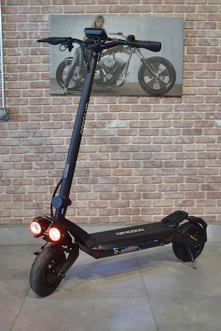 Citycoco Mx - T10 Çift Motor Katlanabilir Elektrikli Scooter 1600W Siyah