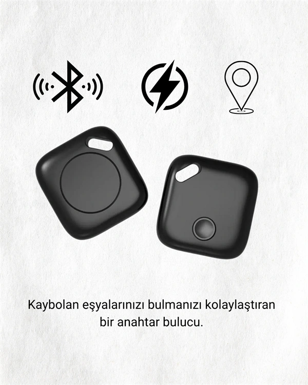Akıllı Takip Teknolojisi Ile Eşyalarınızı Korumaya Alın Bul Uygulaması Destekli, Uzak Mesafe Bluetooth Takibi Uzun Ömürlü Batarya