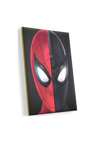 Cakasepetim Spider-man Evden Uzakta İki Yüz Ahşap Mdf Tablo